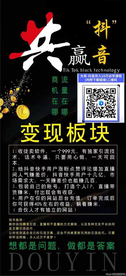 抖音粉丝经济崛起，解锁流量变现新路径，粉丝助力创作者轻松挣钱